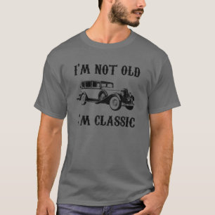 Camiseta Eu não sou velho, sou clássico da Vintage