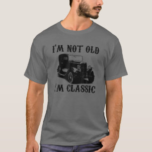 Camiseta Eu não sou velho, sou clássico da Vintage