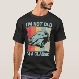 Camiseta Eu não sou velho, sou clássico Vintage - Fusca de