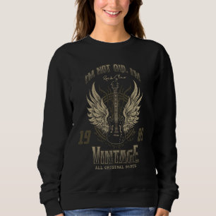 Camiseta Eu não sou velho, sou guitarra regressiva clássica