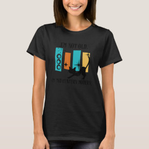Camiseta Eu não sou velho, sou Meio século moderno, retro L