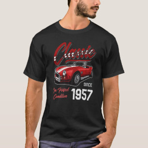 Camiseta Eu não sou velho, sou Nascer clássico de carro de 