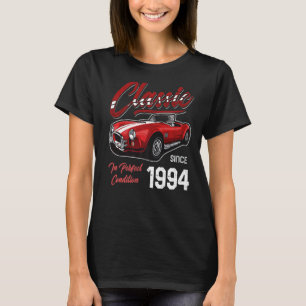 Camiseta Eu não sou velho, sou Nascer clássico de carro de