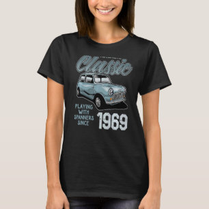 Camiseta Eu não sou velho, sou Nascer clássico de carro de 