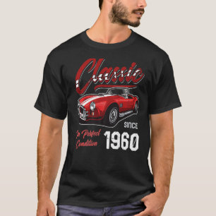Camiseta Eu não sou velho, sou Nascer clássico de carro de