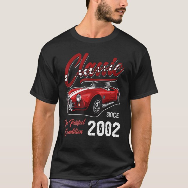 Camiseta Eu não sou velho, sou Nascer clássico de carro de  (Frente)