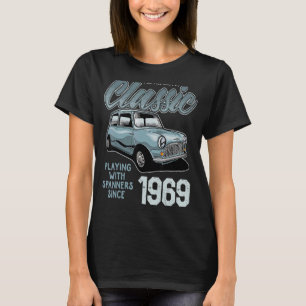 Camiseta Eu não sou velho, sou Nascer clássico de carro de 