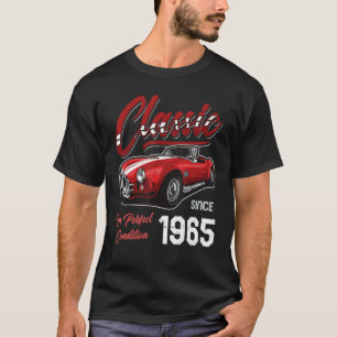 Camiseta Eu não sou velho, sou Nascer clássico de carro de