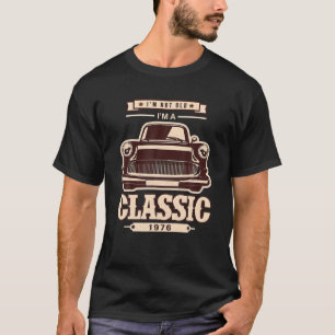 Camiseta Eu não sou velho sou um carro clássico 1976 45º an