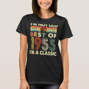 Camiseta Eu não sou velho, sou um clássico Vintage 1955 67º