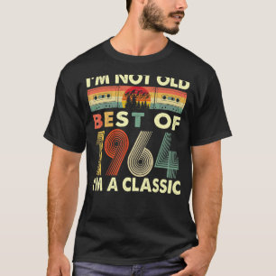 Camiseta Eu não sou velho, sou um clássico Vintage 1964 58º