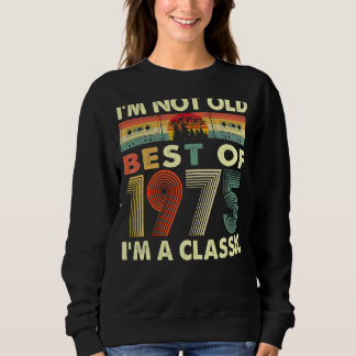 Camiseta Eu não sou velho, sou um clássico Vintage 1975 47º