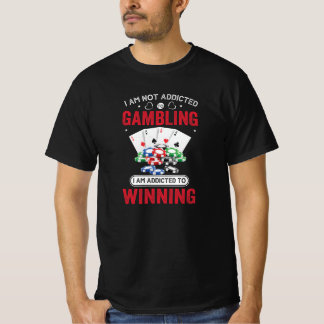 Camiseta "Eu não sou viciado em jogos