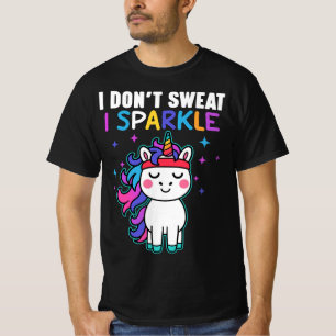 Camiseta Eu não suo I Sparkle