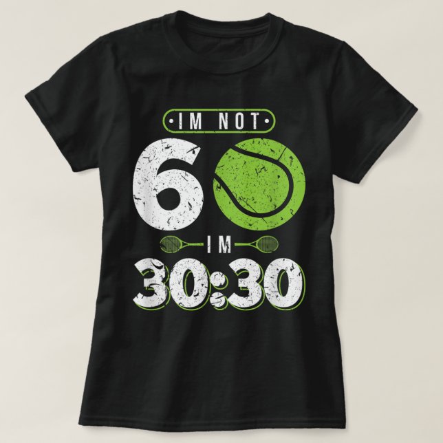 Camiseta Eu não tenho 60 anos, Tênis engraçado 60º aniversá (Frente do Design)
