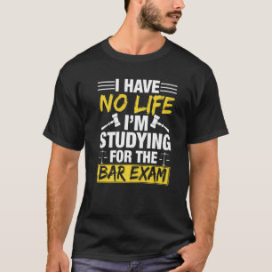 Camiseta Eu Não Tenho Estudantes De Bar De Licenciatura Em