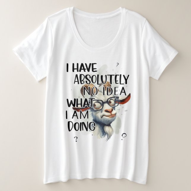 Camiseta Eu Não Tenho Ideia De Cabra (Frente do Design)