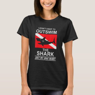 Camiseta Eu não tenho que atravessar a Roupa de tubarão 1