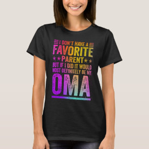 Camiseta Eu não tenho uma Vintage Espetacular Oma, pai favo
