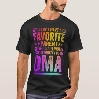 Camiseta Eu não tenho uma Vintage Espetacular Oma, pai favo