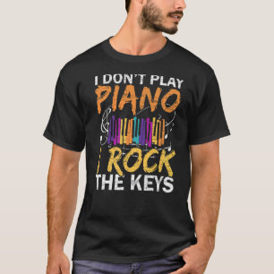 Camiseta Eu não toco piano eu balanço as chaves pianistas m