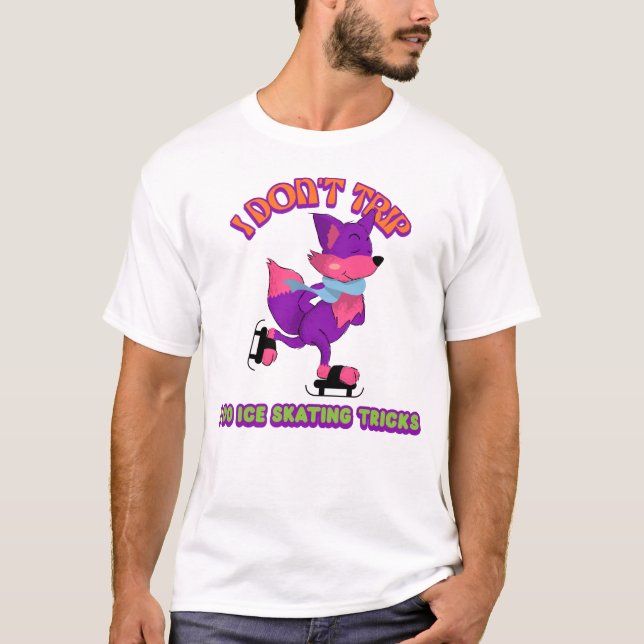 Camiseta Eu não viajo, faço truques de gelo (Frente)
