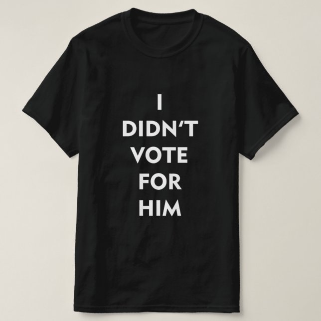 CAMISETA EU NÃO VOTEI NELE (Frente do Design)
