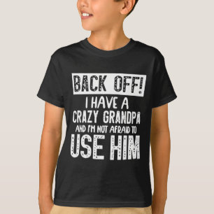Camiseta Eu Não vou Deixar de Ser Louco Vovô