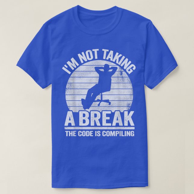 Camiseta Eu não vou fazer um programa de computador (Frente do Design)