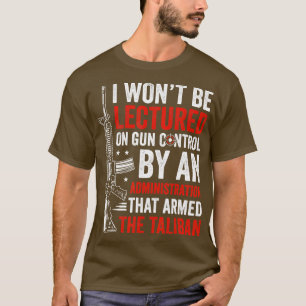 Camiseta Eu Não Vou Ser Aconselhado Em Amantes De Armas Pat
