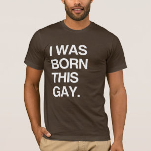 CAMISETA EU NASCI ASSIM GAY