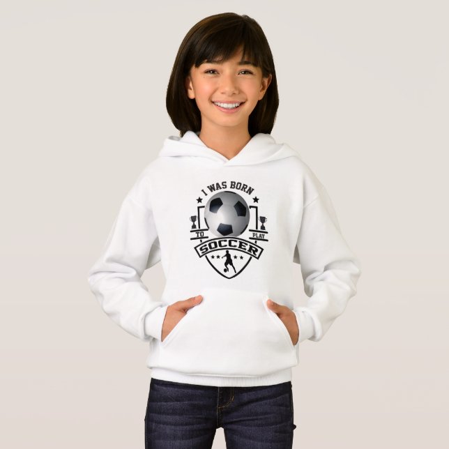 Camiseta Eu Nasci Para Jogar Futebol (Frente Completa)