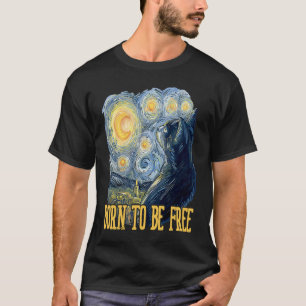 Camiseta Eu Nasci Para Ser Livre Animal Doméstico Gato