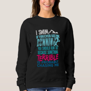 Camiseta Eu Natação Nadar Citação Para Um Nadador
