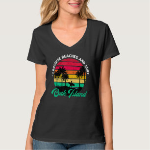 Camiseta Eu Navego Praias E Ilha De Oak Surf Surfar No Nort
