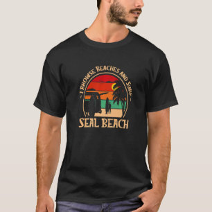Camiseta Eu Navego Praias E Surfo Califórnia  1