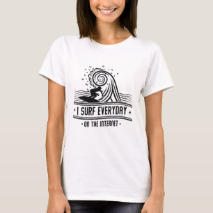 Camiseta Eu Navego Todos Os Dias Na Internet