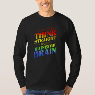 Camiseta Eu nem consigo pensar no Lgbt do Hetero e na Lgbtq