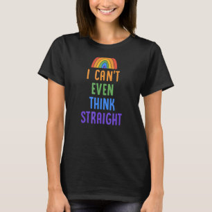 Camiseta Eu nem consigo pensar que o Hetero do Orgulho gay