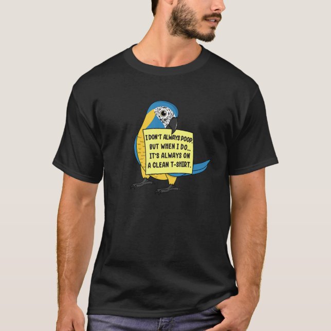 Camiseta Eu nem sempre faço cocô, mas quando... Mães de gar (Frente)