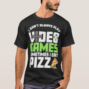 Camiseta Eu nem sempre jogo Videos games engraçados