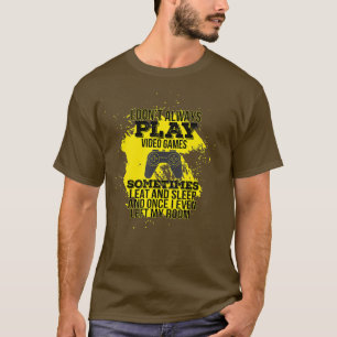 Camiseta Eu Nem Sempre Jogo Videos games Jogando Jogo
