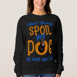 Camiseta Eu nem sempre mimei nosso cachorro rottweiler