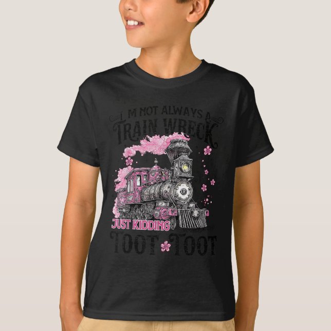 Camiseta Eu Nem Sempre Sou Um Caco De Comboio Apenas Brinca (Frente)