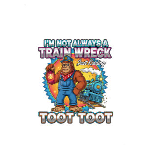 Camiseta Eu Nem Sempre Sou Um Desastre de Trem