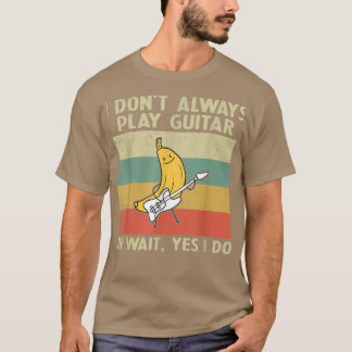 Camiseta Eu Nem Sempre Tocando Guitarra Engraçado