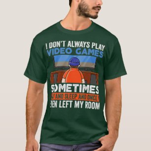 Camiseta Eu Nem Sempre Toco Videos games Engraçado