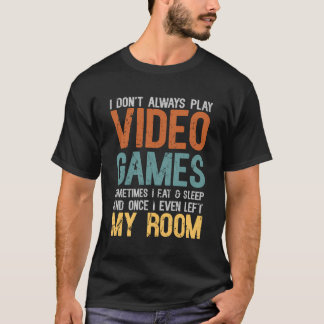 Camiseta Eu Nem Sempre Toco Videos games Jogando Jogadores 
