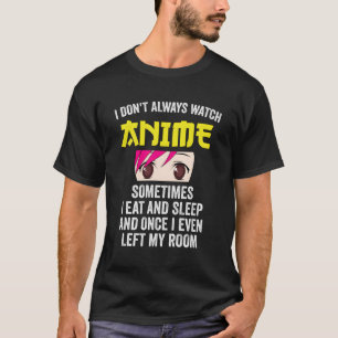 Camiseta Eu Nem Sempre Vejo O Presente De Anime Para As Men