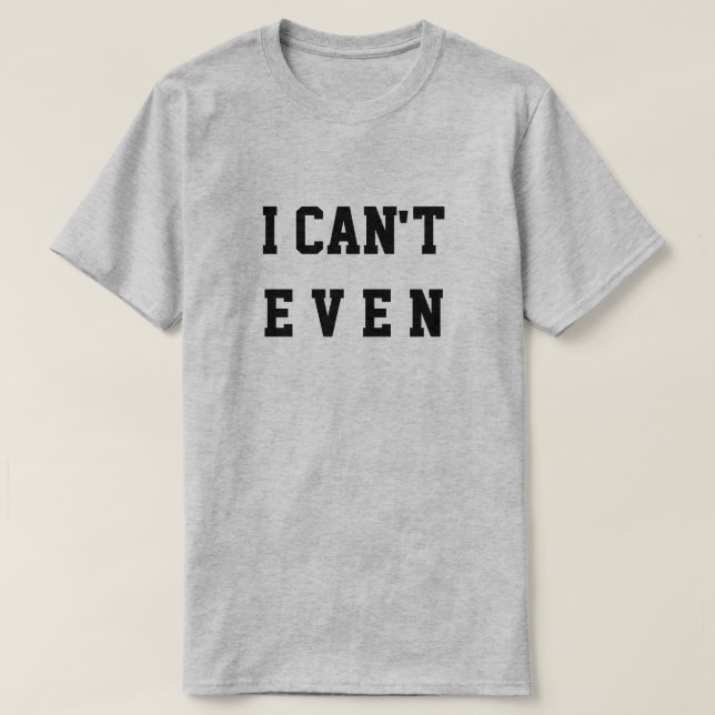 CAMISETA EU NEM SEQUER POSSO (Frente do Design)